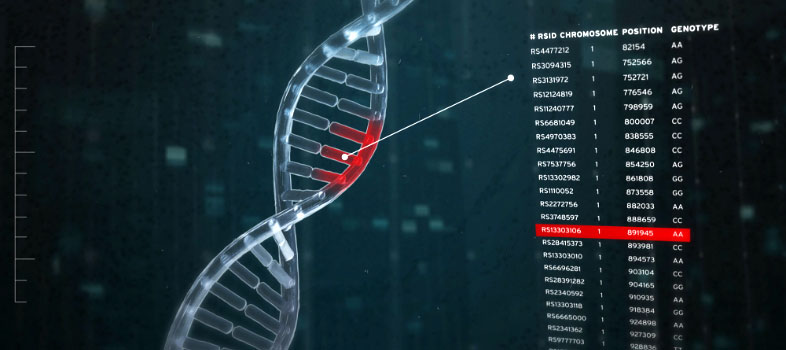 DNA 和代码插图